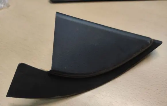 Hyundai i10 Plastic wing mirror trim cover 87650B4010