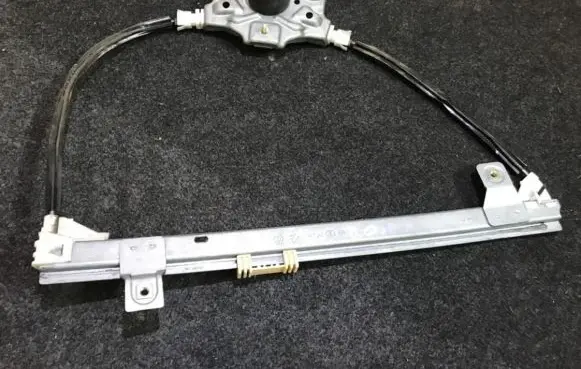 Sliding door window regulator with motor