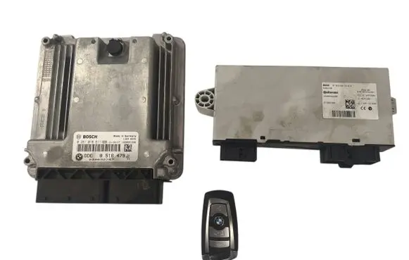 BMW 5 F10 F11 Engine ECU kit and lock set 0281018611 8518479