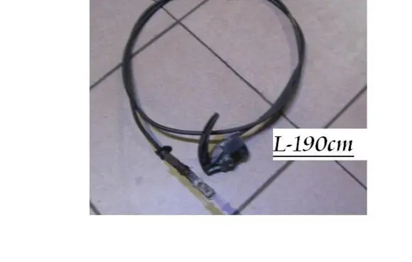 Mercedes-Benz W123 Engine bonnet/hood lock release cable A123742