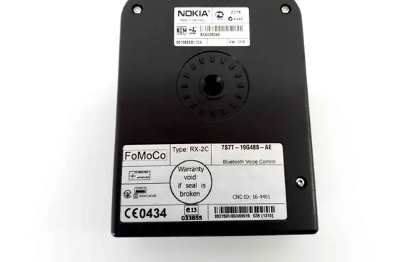 Ford S-MAX Bluetooth control unit module 7S7T19G488AE
