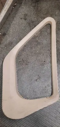Fiat Ducato Front door coupe window/glass frame 1308564070