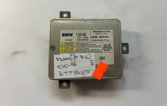 BMW 5 F10 F11 Headlight ballast module Xenon 7237647 KTT9K65
