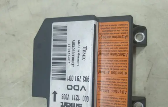 Smart ForTwo I Airbag control unit/module 0001211V008 993791001