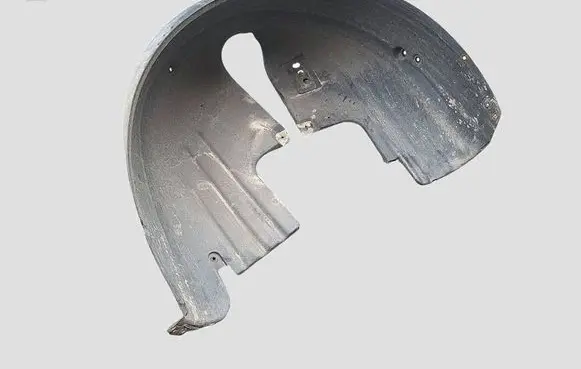 BMW 7 E65 E66 Rear arch fender liner splash guards 517171366811 17370110 71366811