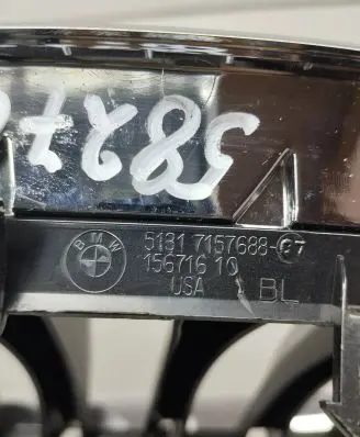 BMW X5 E70 Front bumper upper radiator grill 51317185224