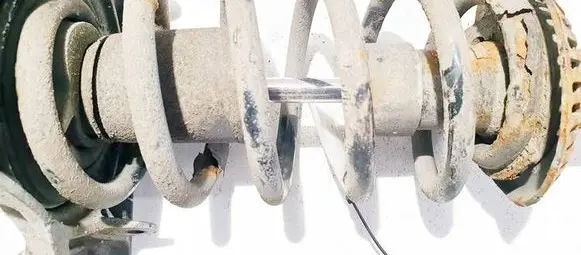 Front coil spring