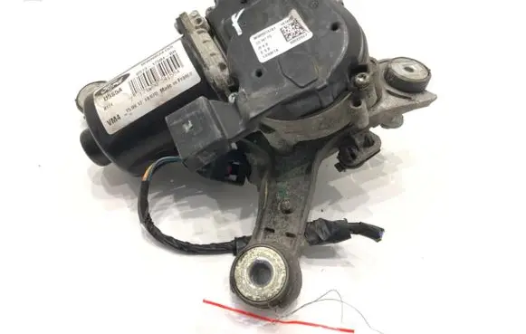 Front wiper linkage and motor