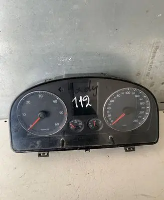 Volkswagen Caddy Speedometer (instrument cluster) 1T0920864A 0877011212 V00020