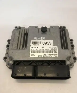 KIA Carens III Engine control unit/module 391202A410 0281019595 391252A410