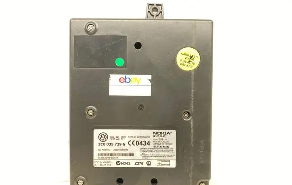 Volkswagen PASSAT B6 Bluetooth control unit module 3C0035729G