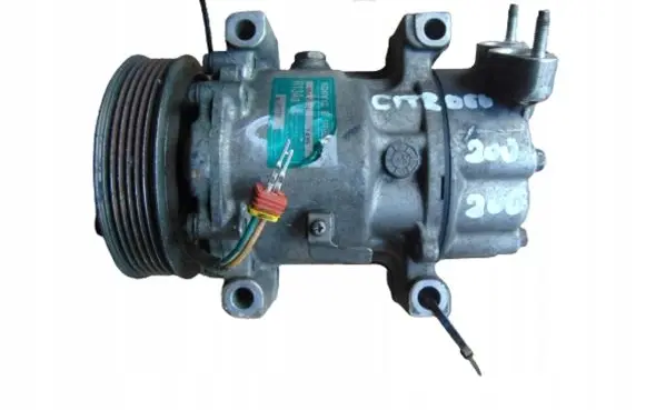 Peugeot 206 Air conditioning (A/C) compressor (pump) 9646273380