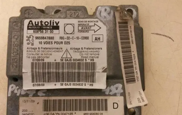 Peugeot 407 Airbag control unit/module 9659847880 606563100