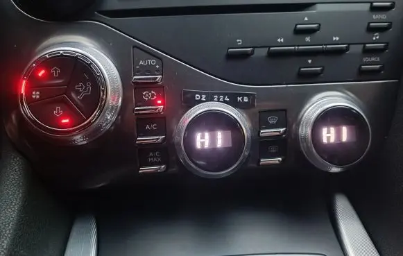 Citroen DS5 Climate control unit 98025374ZD 10012007 999990B100011