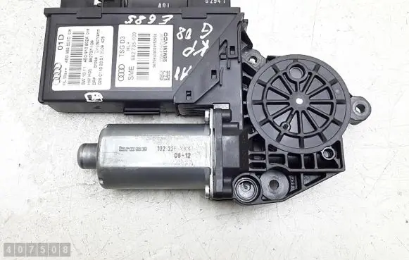 Audi A8 S8 D3 4E Rear door window regulator with motor 4e0959801d