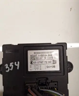 Ford S-MAX Door control unit/module 6G9T14B534AK 0507877200