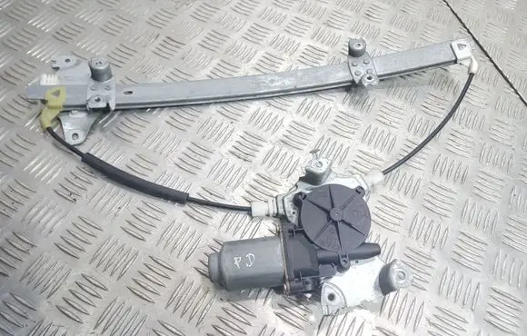 Front door window regulator with motor