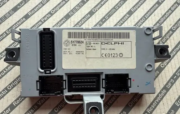 Fiat Doblo Comfort/convenience module 51770624 0000364