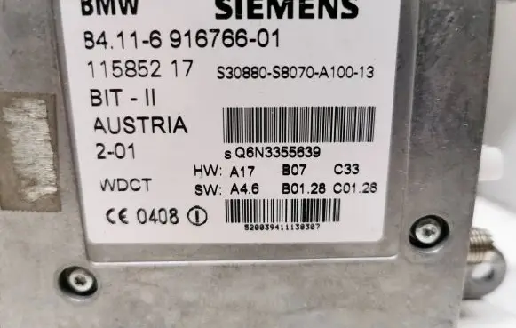 BMW 5 E39 Phone control unit/module 11585217 6916766 S3208098070