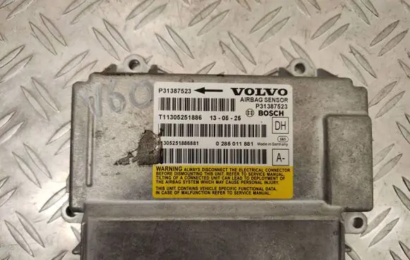 Volvo V60 Airbag control unit/module 31387523 T11305251886 1305251886881