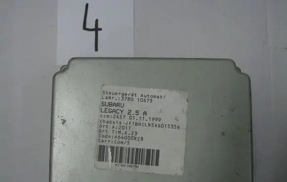 Subaru Legacy Gearbox control unit/module A64000RZ8 31711AE012