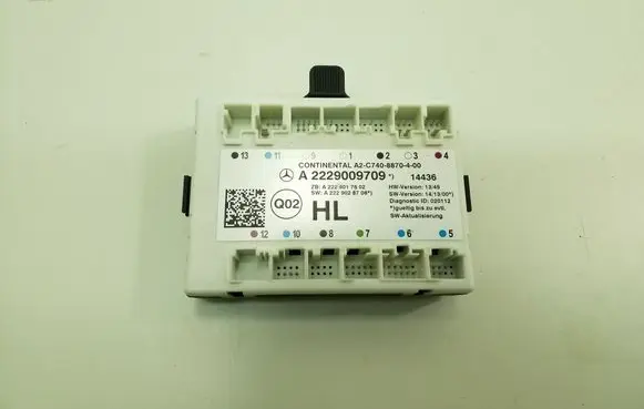 Mercedes-Benz S W222 Door control unit/module A2229009709