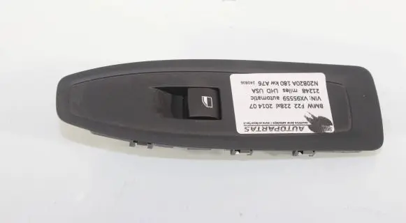 BMW 2 F22 F23 Electric window control switch 9208107 080514
