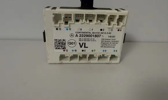 Mercedes-Benz S W222 Door control unit/module A2229001807 A2229021407