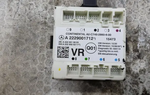 Mercedes-Benz C W205 Door control unit/module A2229001712 A2229015603 A2229025311