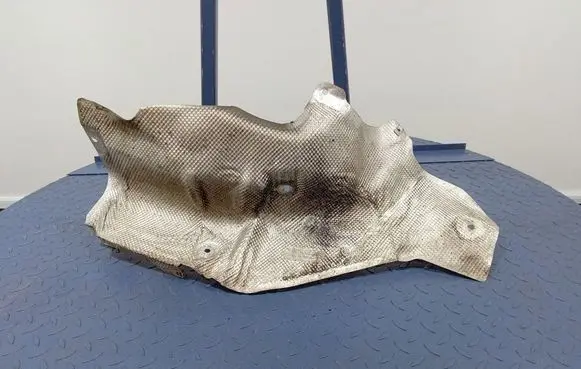 BMW X6 E71 Exhaust heat shield 7180629