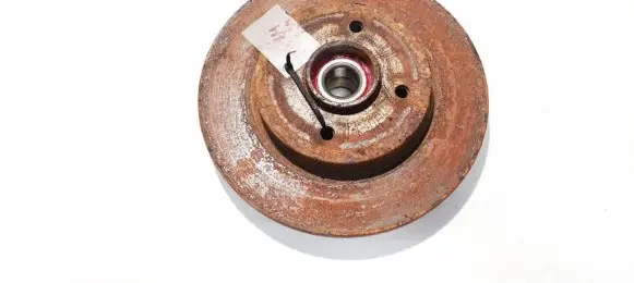 Peugeot Partner Rear brake disc neventiliuojamas