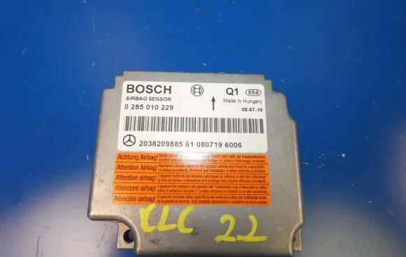 Mercedes-Benz CLC CL203 Airbag control unit/module 2038209885 0285010229 610807196006