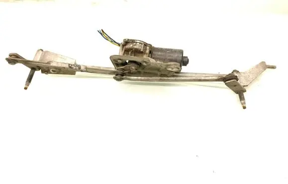 Front wiper linkage and motor