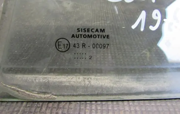 Toyota Corolla E210 E21 Rear vent window glass 