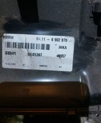 BMW 3 E46 Interior heater climate box assembly 64116902870 9401397 0655226