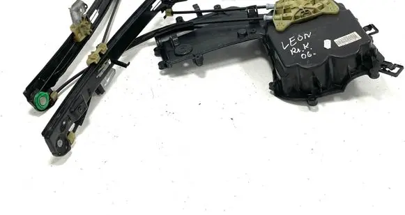 Seat Leon (1P) Front window lifting mechanism without motor 1P0837401P 961866101 986350