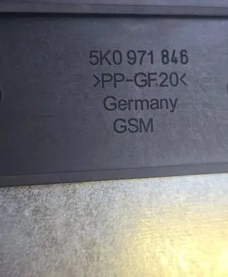 Volkswagen Golf VI Engine control unit/module ECU 5K0971846