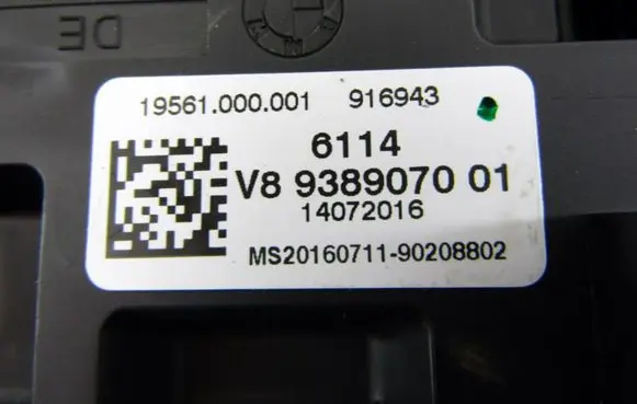 BMW 1 F20 F21 Fuse module 9389074