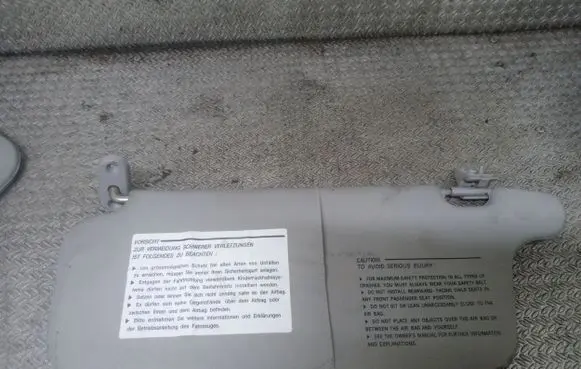 Hyundai Atos Prime Sun visor