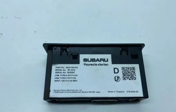 Subaru Outback (BT) USB socket connector 86257AN10A