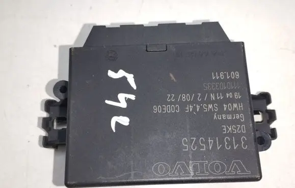 Volvo S60 Parking PDC control unit/module 31314525