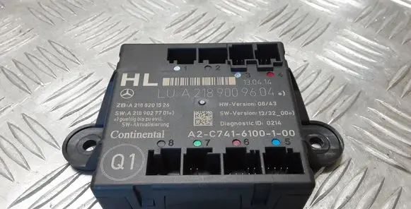 Mercedes-Benz E W212 Door control unit/module A2189009604