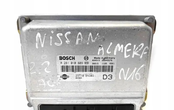Nissan Almera N16 Engine control unit/module 0281010809
