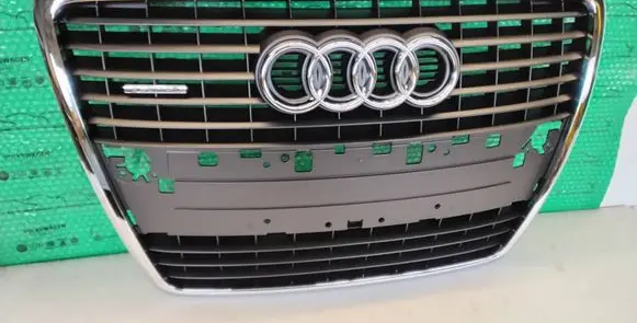Audi A8 S8 D3 4E Front bumper upper radiator grill DARKGREY 4E0853651AE 4E0853653AC