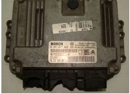 Peugeot 206 Engine control unit/module 0281011089