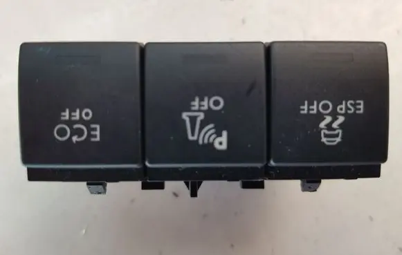 Peugeot 508 ESP (stability program) switch 96657752XT