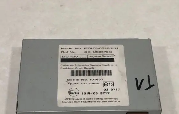 Toyota Verso Other control units/modules PZ4730026601 CXUS0872G CXUS0861AJ