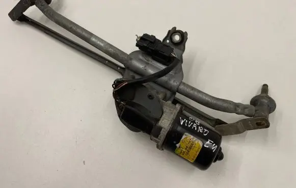Front wiper linkage and motor