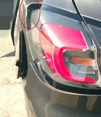 Ford Puma Rear bumper light 
