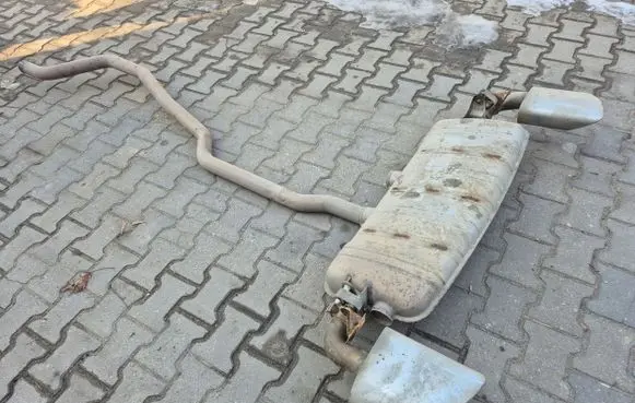 Volkswagen Touareg II Muffler/silencer 